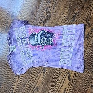 Bulzeye Stretch Tie Dye Tee with Embellishment